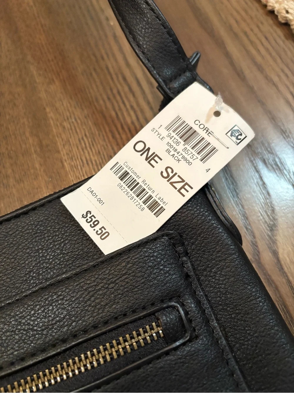 Style & Co. Black Men's Crossbody Messenger Bag